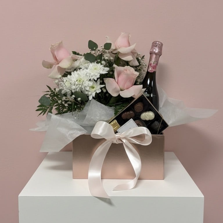 A Gift box for your Valentine in Pink